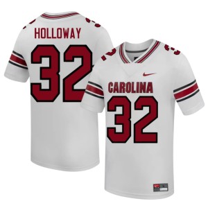 #32 A.J. Holloway Men's College Football South Carolina 2026-27 White Jerseys 938172-401