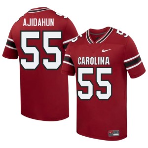 #55 Alumni Garnet Adedamola Ajidahun Gamecocks Men's College Football Jerseys 397709-644