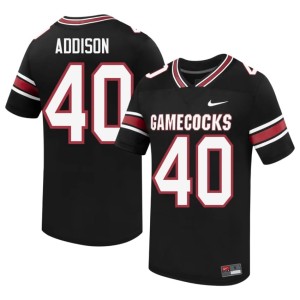 #40 Black Men's Anthony Addison Stitched College Football Gamecocks Jersey 850497-823