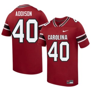 #40 Replica Anthony Addison College Football Carolina Mens Garnet Jerseys 277750-895