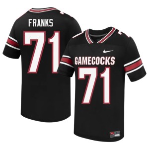 #71 Blake Franks SC Black Embroidery College Football Men's Jersey 889417-623