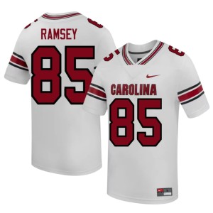 #85 Caden Ramsey Alumni University of South Carolina Men White College Football Jersey 583487-197