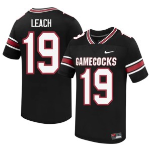 #19 Black NCAA Damarcus Leach Mens College Football University of South Carolina Jerseys 537390-198