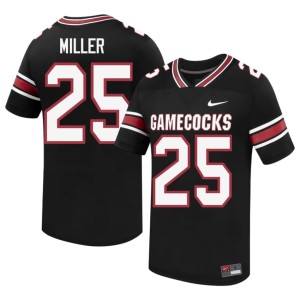 #25 Cocks Black Men Dante Miller College Football Game Jerseys 766845-324