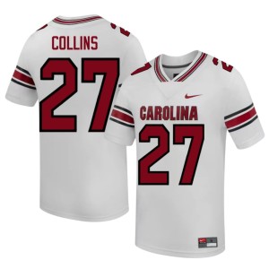 #27 Alumni Drew Collins Men SC Gamecocks White College Football Jerseys 967560-212