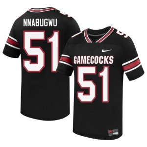 #51 Ebubedike Nnabugwu Black Game South Carolina College Football Men Jersey 894089-618
