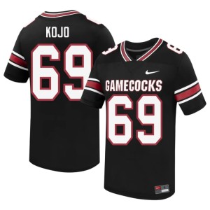 #69 Black Emmanuel Kojo Poku College Football Stitched Fighting Gamecocks Men's Jerseys 257032-377