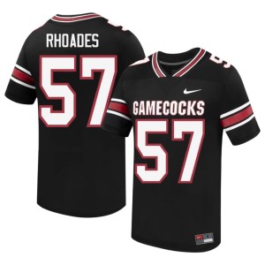 #57 Game Cocks Emmet Rhoades College Football Black Embroidery Mens Jerseys 949475-668
