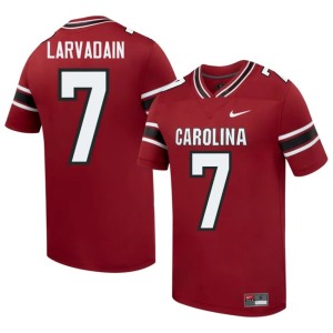 #7 South Carolina Men's Gage Larvadain College Football Replica Garnet Jerseys 345297-798