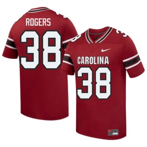 #38 Fighting Gamecocks 2026 Garnet Men's George Rogers College Football Jersey 424579-227