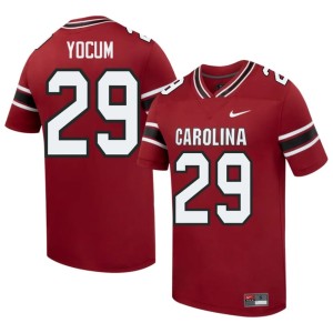 #29 Mens Official College Football Gunnar Yocum Garnet University of South Carolina Jerseys 331905-614
