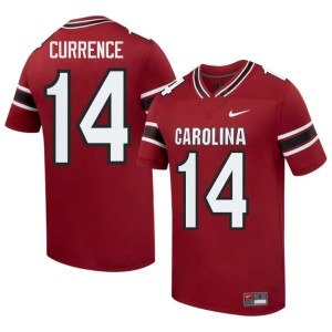 #14 Mens J'Zavien Currence Garnet UofSC Replica College Football Jerseys 223244-622