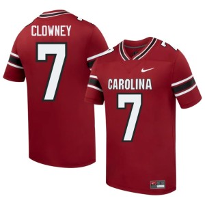 #7 College Football Official Mens Jadeveon Clowney Carolina Garnet Jerseys 699495-522