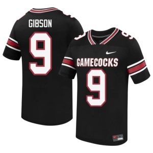 #9 College Football Black University of South Carolina NCAA Men Jayden Gibson Jerseys 910403-557