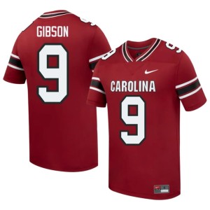 #9 Garnet Jayden Gibson Men's Fighting Gamecocks Limited College Football Jersey 998336-435