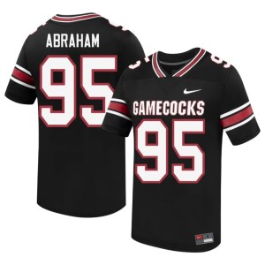 #95 John Abraham South Carolina Stitched Men's College Football Black Jersey 495844-979