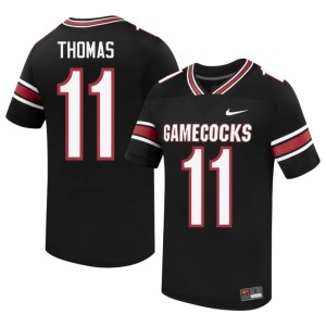 #11 Game Cocks Jordan Thomas College Football Black Official Men Jersey 931047-933