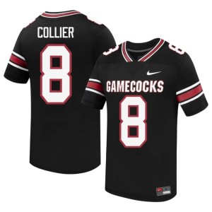 #8 Carolina Judge Collier Mens Alumni Black College Football Jersey 499779-557