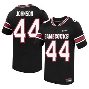 #44 Black College Football Mens Stitched KJ Johnson Cocks Jersey 927224-551