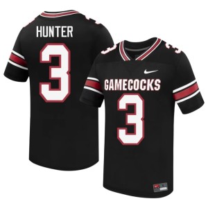 #3 Mens Black Official College Football Game Cocks Kelvin Hunter Jersey 228030-390
