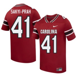 #41 Garnet Kobby Sakyi-Prah SC College Football Men's Game Jersey 644621-527