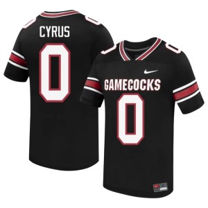 #0 Lex Cyrus Black SC Gamecocks Embroidery Men College Football Jersey 527035-971