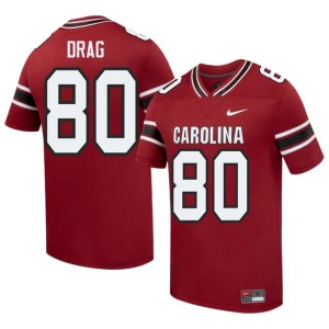 #80 Limited College Football South Carolina Garnet Max Drag Men Jerseys 846488-975