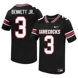 #3 Mens Cocks University Mazeo Bennett Jr. College Football Black Jerseys 706399-158