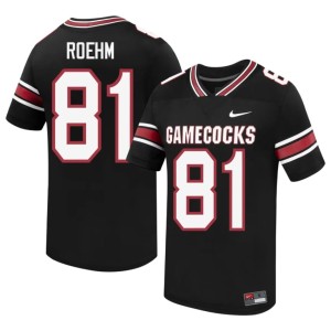 #81 Reno Roehm Black High School SC College Football Mens Jersey 779565-700