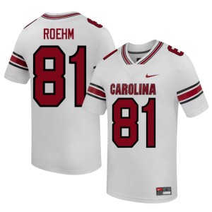 #81 Reno Roehm 2026 College Football White Carolina Men's Jerseys 890733-843