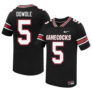 #5 Replica UofSC Rico Dowdle College Football Black Mens Jersey 123399-694
