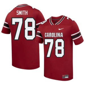 #78 College Football University of South Carolina Garnet University Men Seth Smith Jersey 255902-148
