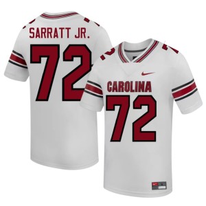 #72 2026-27 Mens Game Cocks College Football White Shed Sarratt Jr. Jerseys 607332-211