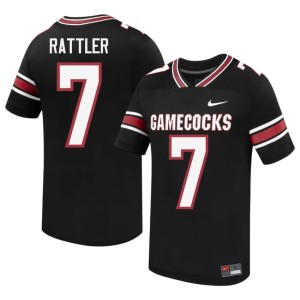 #7 Spencer Rattler College Football Black Men's Cocks Embroidery Jerseys 172591-374
