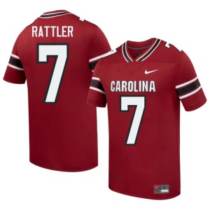 #7 Garnet Mens College Football South Carolina Spencer Rattler 2026 Jersey 513698-468