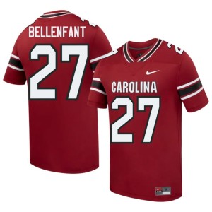 #27 Gamecocks Upton Bellenfant Garnet College Football Alumni Mens Jersey 972719-639