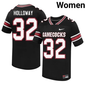 #32 Womens Black 2026 Carolina College Football A.J. Holloway Jersey 358786-158