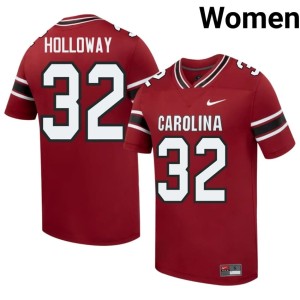 #32 Carolina Limited Women's College Football Garnet A.J. Holloway Jersey 476724-690