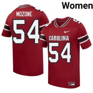 #54 College Football Womens Player Ashton Mozone Garnet Gamecocks Jersey 264132-746