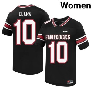 #10 Christian Clark University Black Women's College Football South Carolina Jerseys 444886-385
