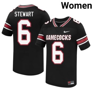 #6 College Football Women Dylan Stewart University South Carolina Gamecocks Black Jersey 492729-154