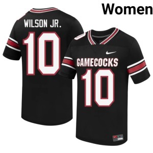 #10 College Football Women's George Wilson Jr. Cocks Black Player Jersey 333698-900