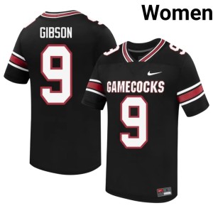 #9 Black College Football Jayden Gibson Women's University of South Carolina University Jersey 210262-495