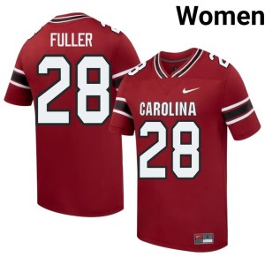 #28 College Football Matt Fuller SC Women's Stitched Garnet Jerseys 765089-151