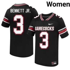 #3 College Football South Carolina Gamecocks Women Mazeo Bennett Jr. 2026 Black Jerseys 649631-377