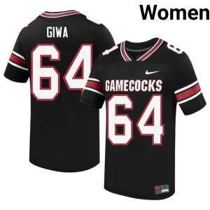 #64 Black Limited Women UofSC Neff Giwa College Football Jerseys 190858-541