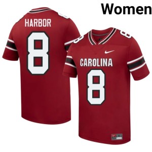 #8 Garnet Game Cocks 2026-27 Womens College Football Nyck Harbor Jersey 561296-149