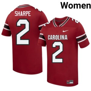 #2 UofSC Garnet College Football Women Sterling Sharpe Player Jersey 963172-614