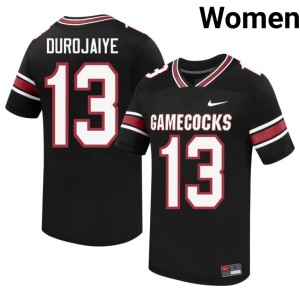 #13 Game College Football Black Tomiwa Durojaiye University of South Carolina Women Jerseys 139566-706