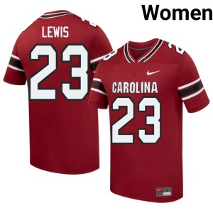 #23 Triston Lewis SC Womens 2026-27 Garnet College Football Jerseys 824187-985